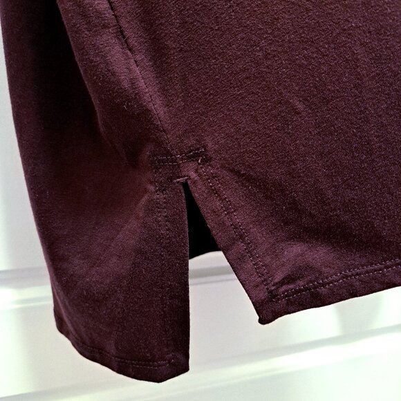 Eileen Fisher Fine Jersey Crew Neck Tunic Cassis Size 2X - Picture 5 of 9